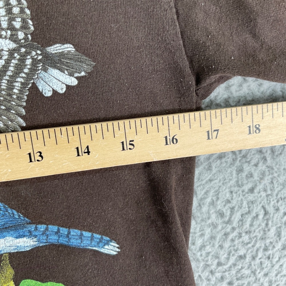 Gildan Bird Graphic T-Shirt Women S Brown Wild Cotton Nature Wildlife Tee - Picture 6 of 7